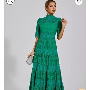 NWT Catchall Maxi Green Dress